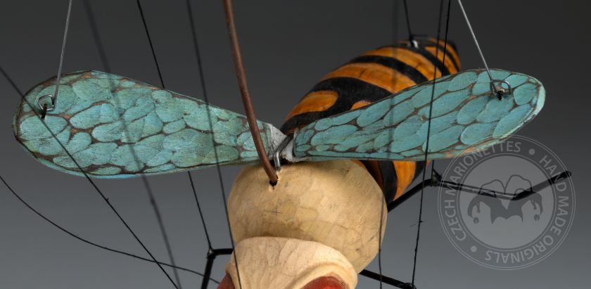 Wasp - Wooden Hand-Carved Marionette