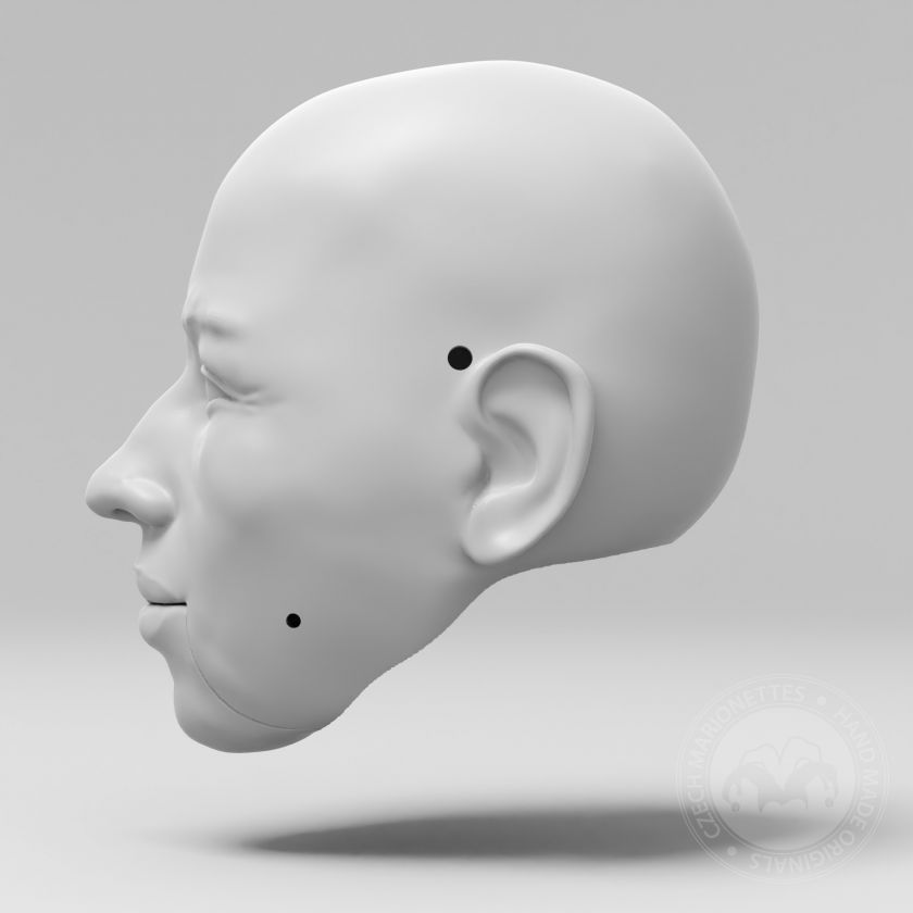 3D Model of Bob Marley Head for 3D Printing