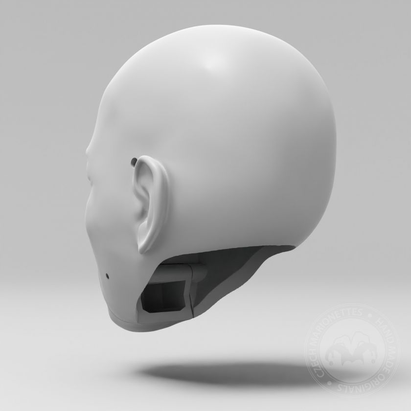 3D Model hlavy Bob Marley pro 3D tisk
