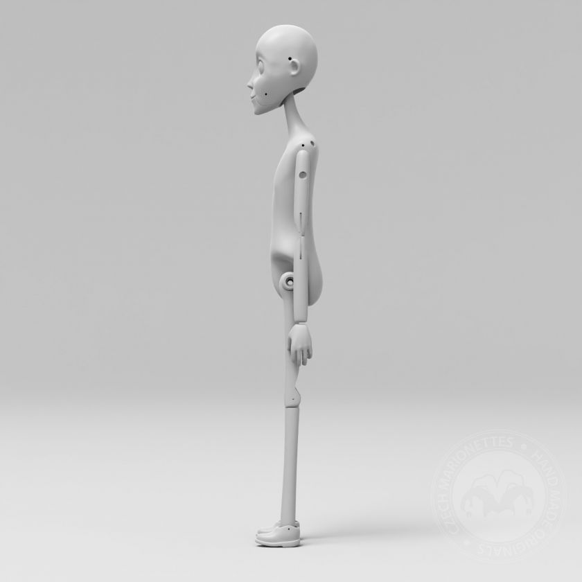 Puppets from the movie Corpse Bride , puppets for 3D printing