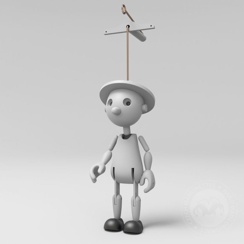 Pinocchio mini - loutka k 3D tisku