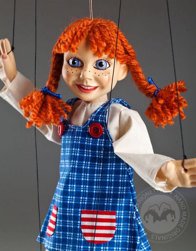 Marionette inspiriert von Pippi Langstrumpf