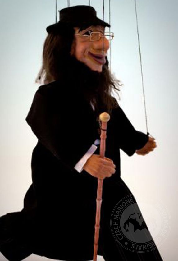 Jew Marionette made of plaster
