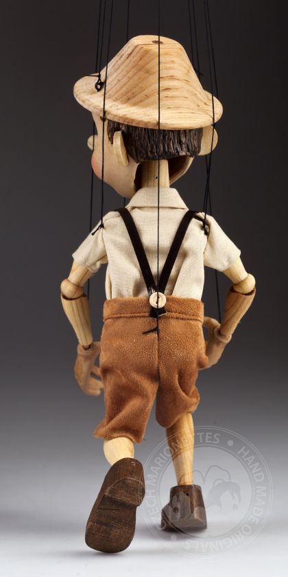 Pinocchio Marionette im Retro-Stil