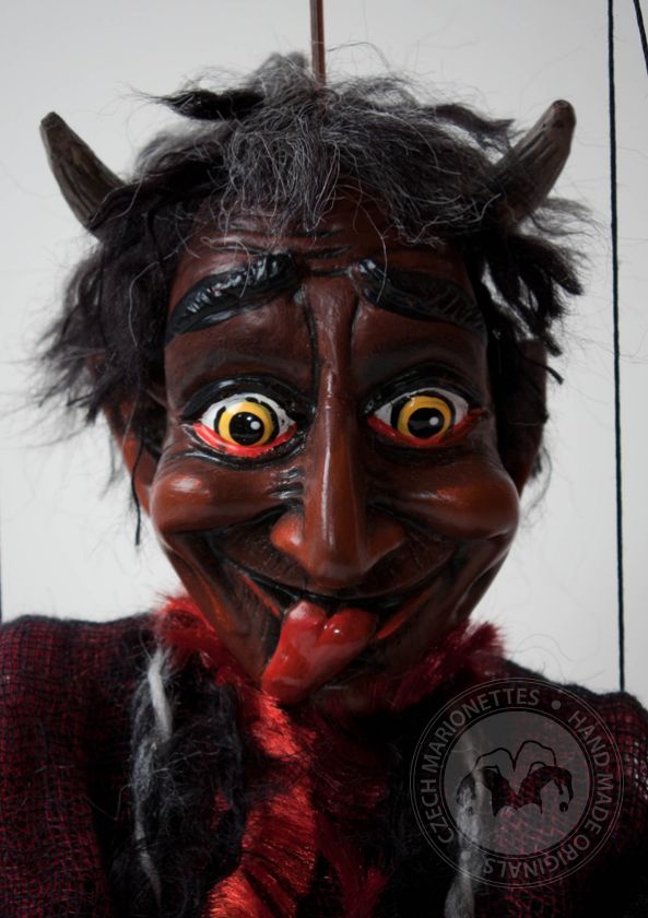 Teufel tschechische Marionette