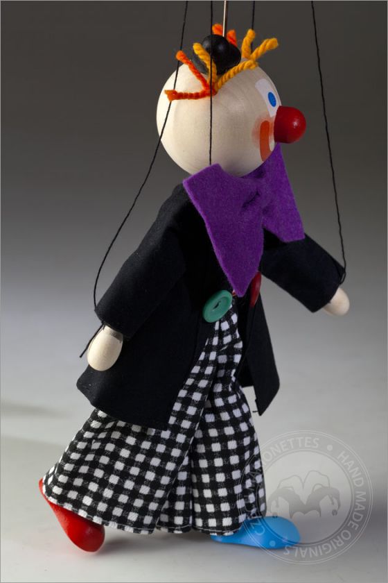 Klaun Bert – dřevěná hračka