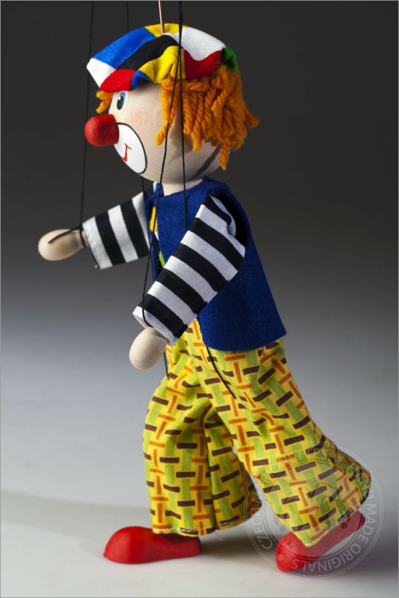 farbige Clown Marionette
