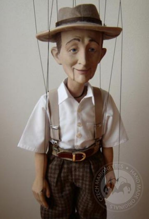 Bing Crosby – custom marionette made based on a photo