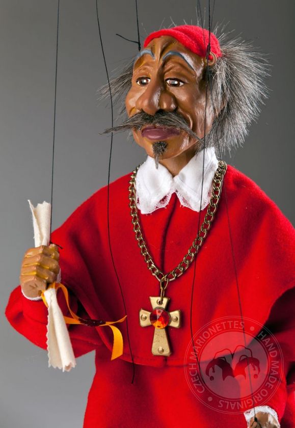Cardinal Richelieu Czech Marionette Puppet
