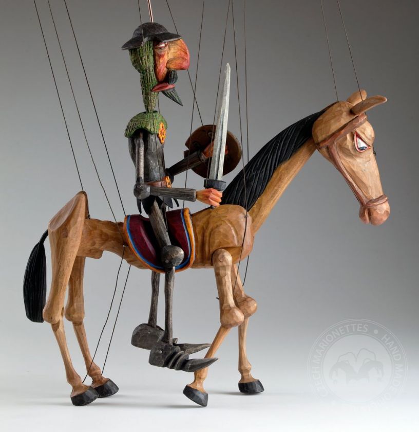 Don Quijote a Rocinanta