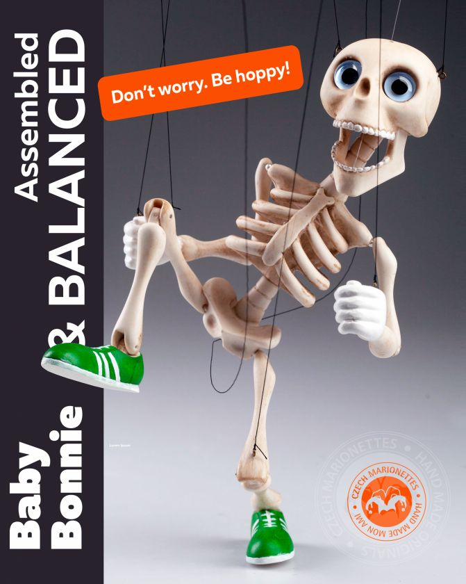 Baby Bonnie - full control dancing skeleton puppet