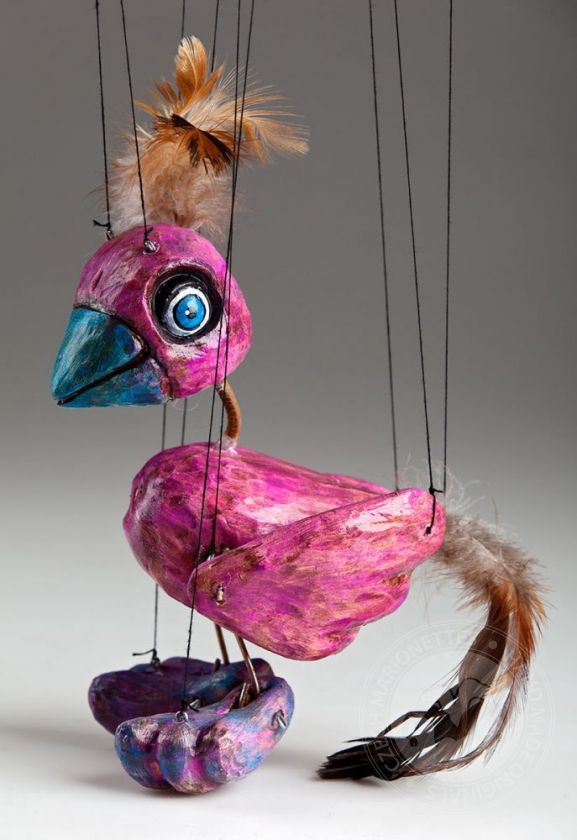 Bird Pinky Czech Marionette