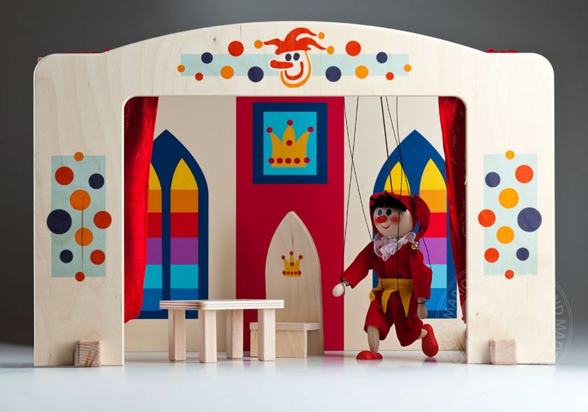 Puppentheater für 20 cm große Marionetten