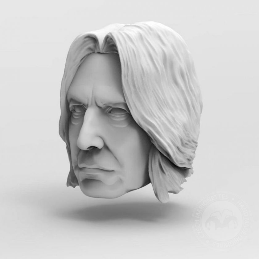 3D Model of professor Snape's head for 3D print – 165mm