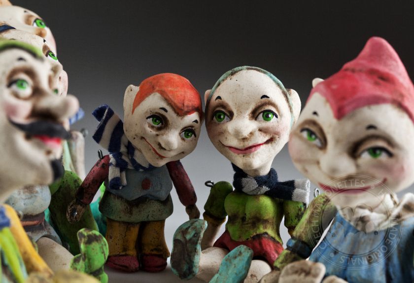 Group of Lucky Gnomes Figurines