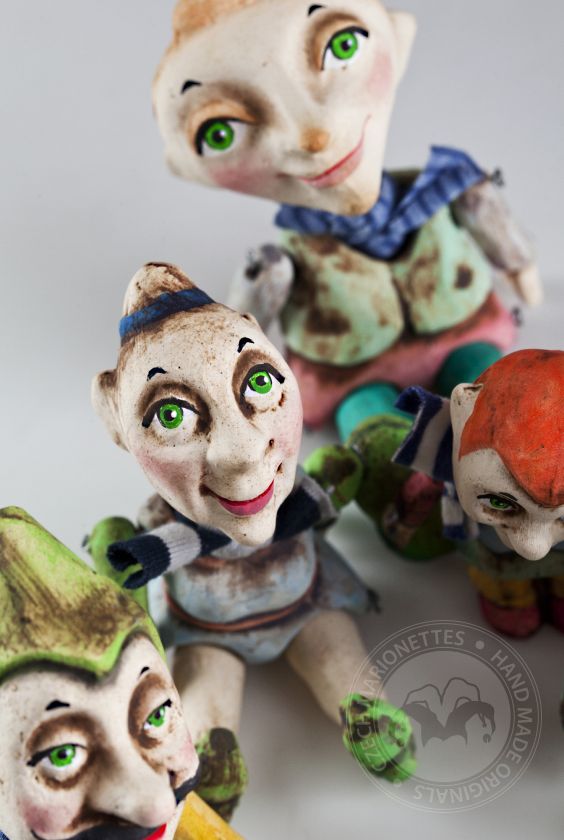 Group of Lucky Gnomes Figurines