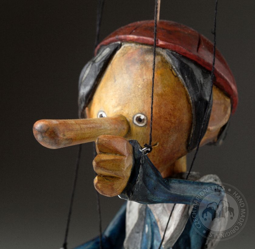 Superstar lebendig Pinocchio + Spezieller Marionettenständer