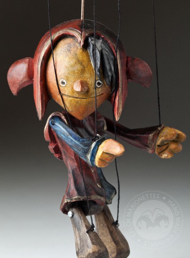 Superstars – Handgeschnitzte Marionetten-Sammlung von 4 Puppen