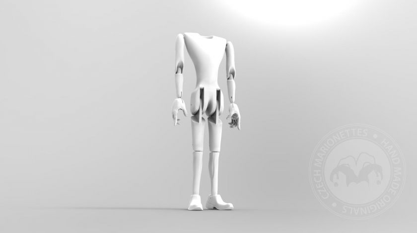 3D Model vysokého muže pro 3D tisk