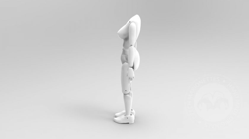 3D Model břišní tanečnice pro 3D tisk