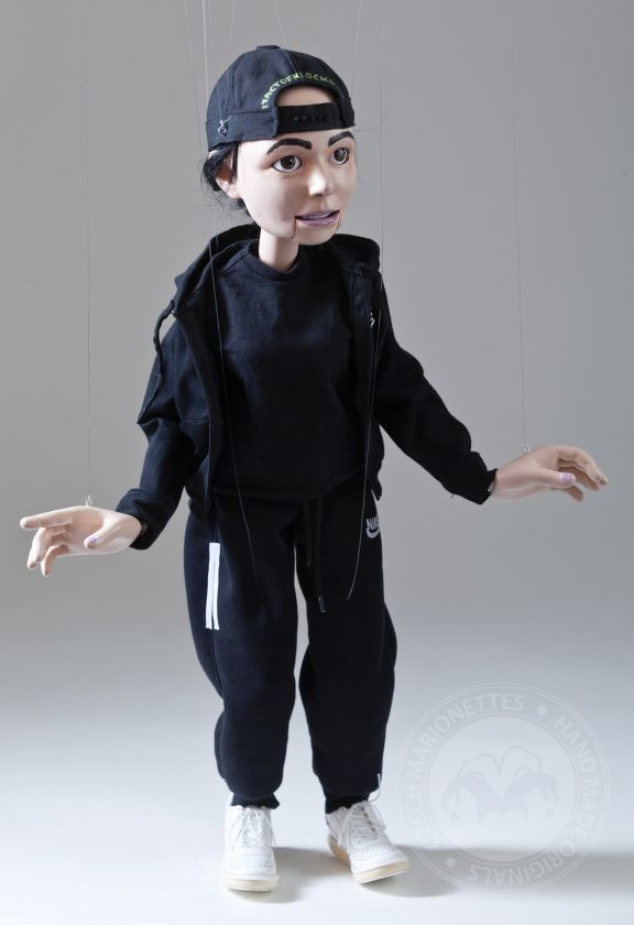 Maßgeschneiderte Marionette basierend auf einem Foto - 60 cm - bewegliche Augen, beweglicher Mund
