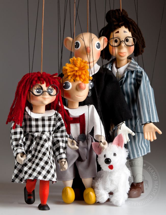 Collezzione di Spejbl & Hurvinek – set completo di famose marionette