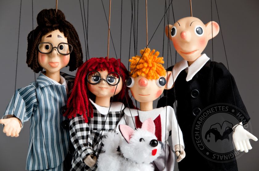 Collezzione di Spejbl & Hurvinek – set completo di famose marionette