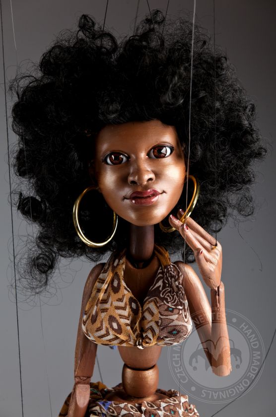 Ballerina Africana - marionetta per lo spettacolo - edizione limitata 50 pezzi
