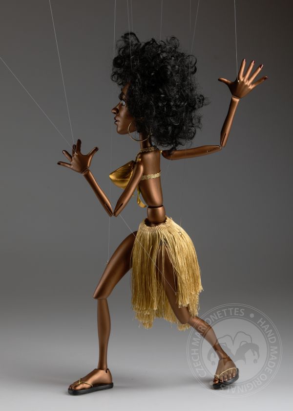 Afro Dancer - performance marionette - 50pcs limited edition