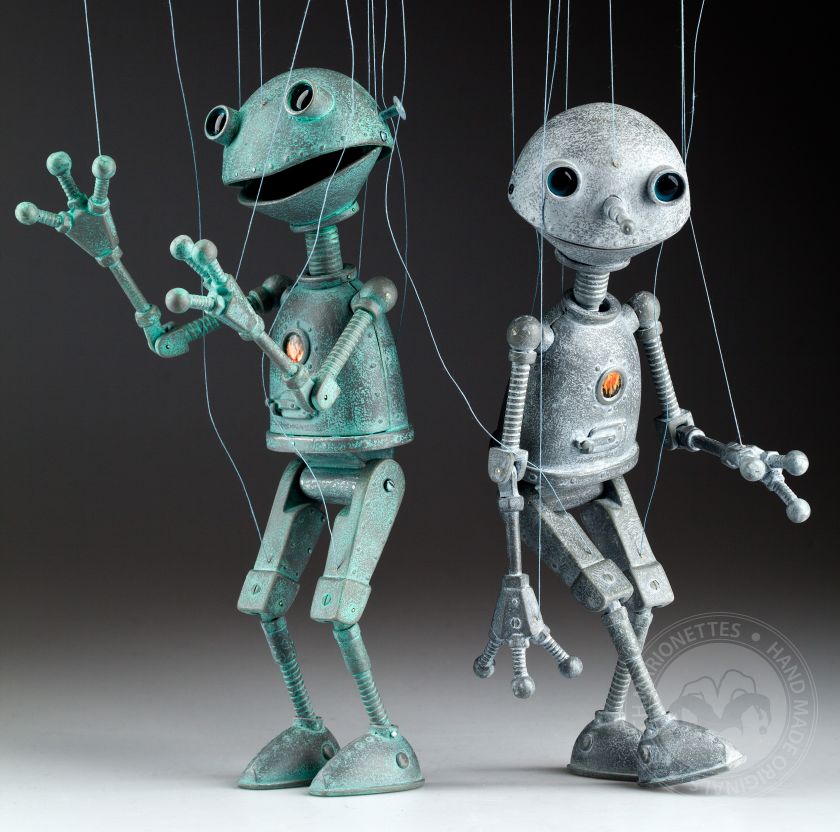 936 / 5000 Výsledky překladu Robots in love - marionnettes à cordes ONA et ON