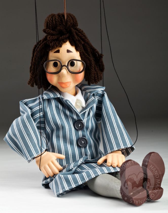 Missis Katerina from the puppet ensemble Spejbl and Hurvinek
