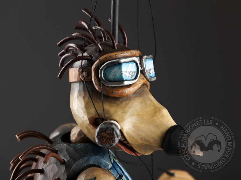 Scooter Hedgehog – awesome marionette belonging in Zoo Sapiens collection