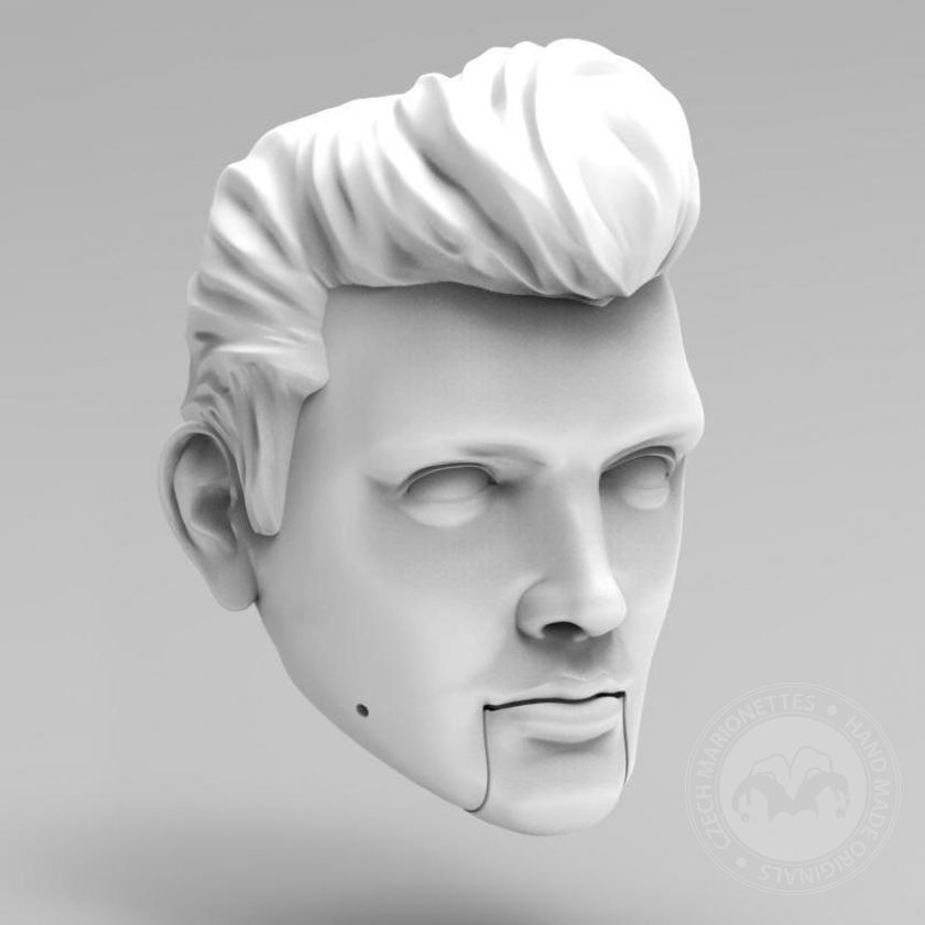 Elvis Presley 3D Kopfmodel für den 3D-Druck 160 mm