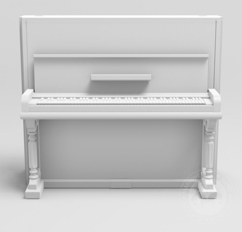 Klaviermodell für den 3D-Druck