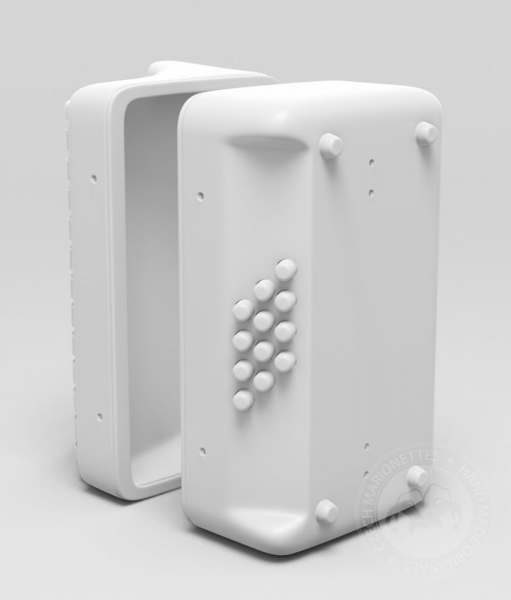 Akkordeonmodel für den 3D-Druck