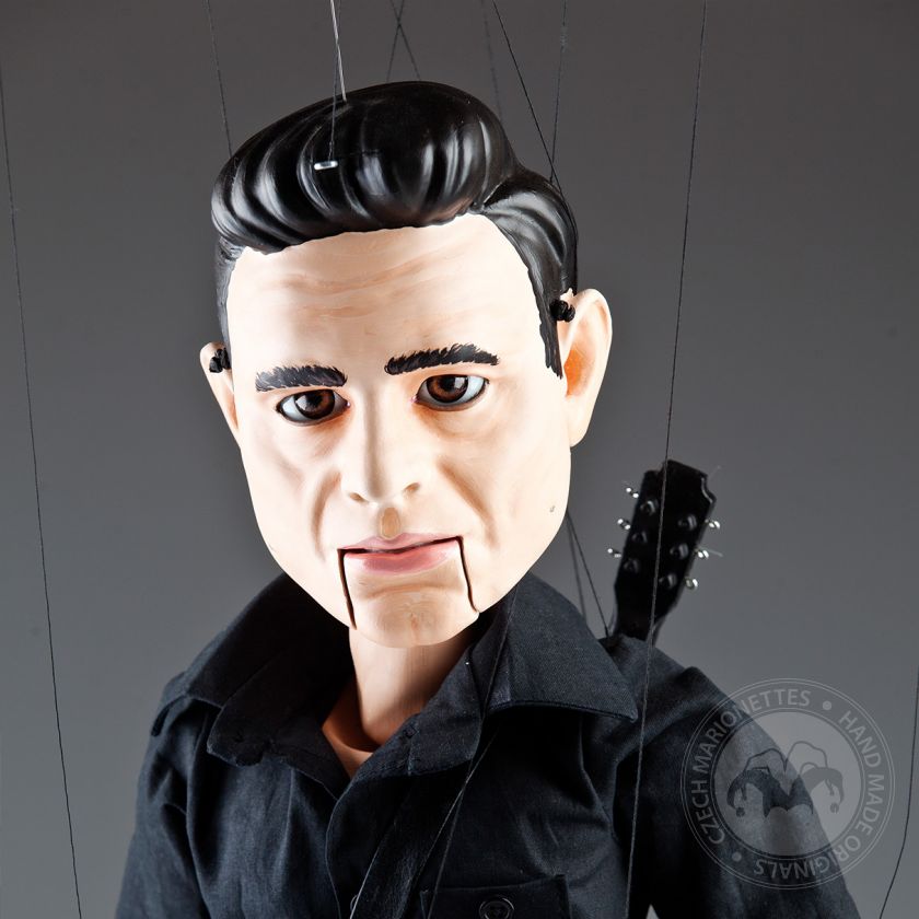 3D Model hlavy Johnnyho Cashe pro 3D tisk 150 mm