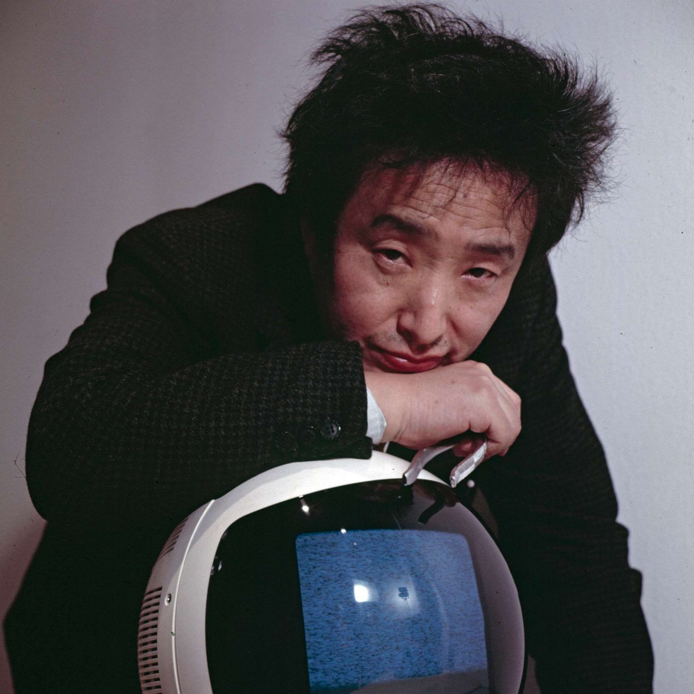 Custom-made marionette of Nam June Paik #2