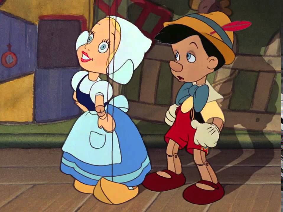Tanečnice – ručně vyrobená replika loutky z klasického filmu Pinocchio #2