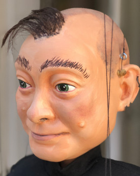 3D Model hlavy blahobytného muže pro 3D tisk 130 mm