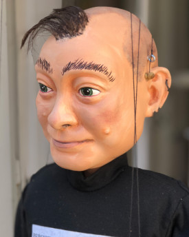 3D Model hlavy blahobytného muže pro 3D tisk 130 mm