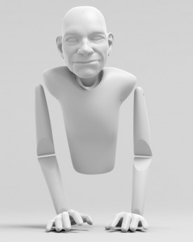 Modèle de tête de John Eck pour l'impression 3D