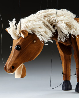 Marionnette à cordes en bois - Horse Brownie