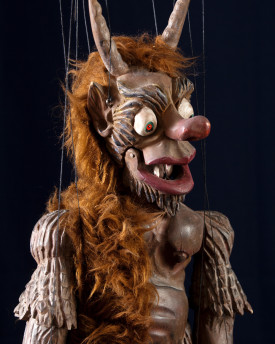 Der Teufel - antike Marionette