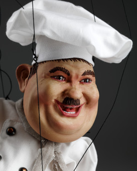 Chef Oliver - cheerful handcrafted marionette
