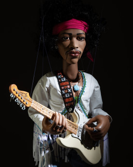 Jimi Hendrix - Portrait marionnette 24 pouces (60 cm) de hauteur