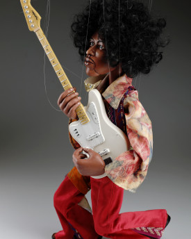 Jimi Hendrix - Portrait marionette 24 inches (60 cm) tall