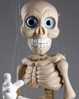 Wooden Hand-Carved Bonnie Marionette