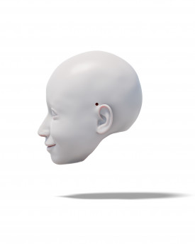 3D Model of a pretty lady for 3D print