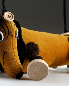 Dachshund - Pepino soft puppet