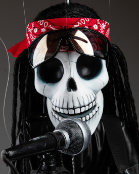 Rockstar Singing Skeleton - Erstaunliche Marionette